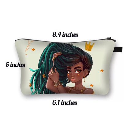 RAIRI-Nubian Queen Cosmetic Bag